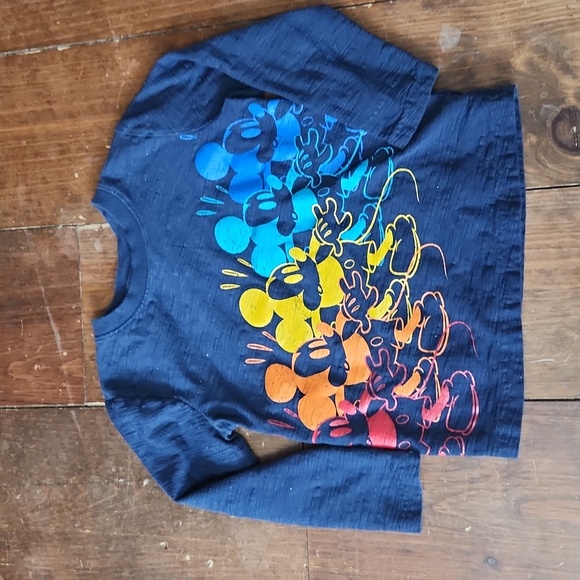 Disney Other - Jumping Beans Disney rainbow mickey ls tshirt